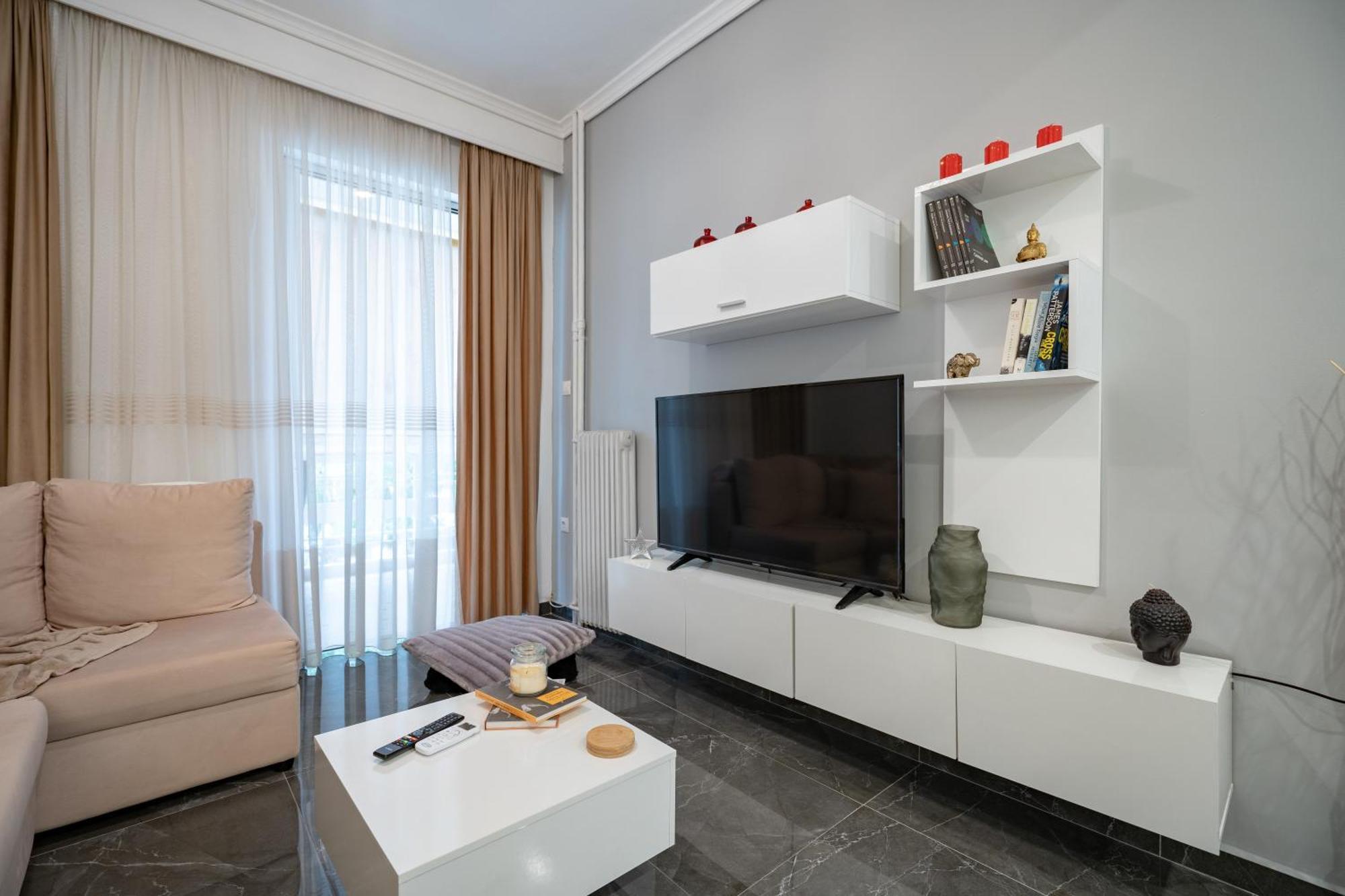 Neo Irakleio Train St. 1 Bedrm 4 Pers. Apartment Athens Luaran gambar