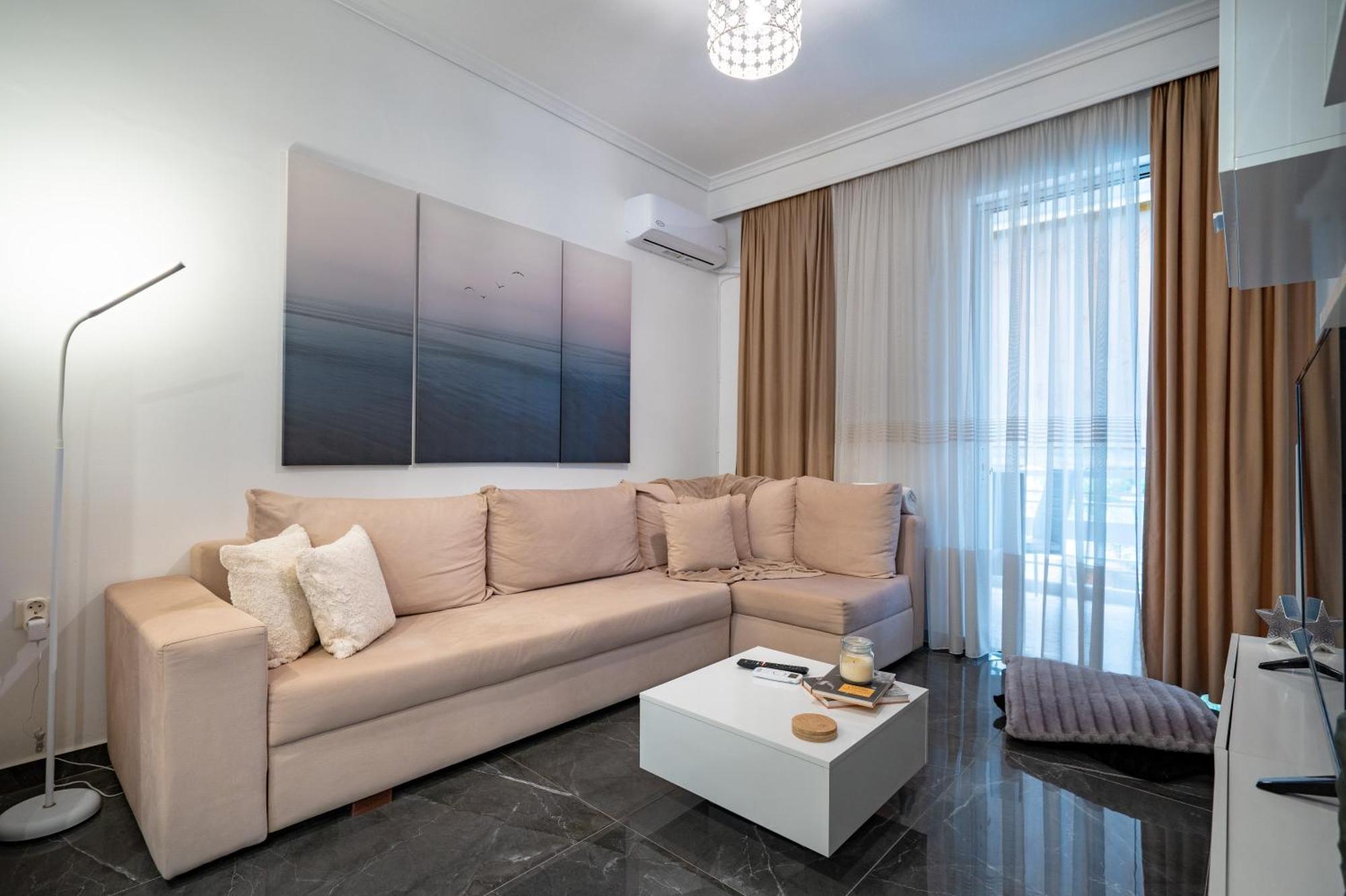 Neo Irakleio Train St. 1 Bedrm 4 Pers. Apartment Athens Luaran gambar