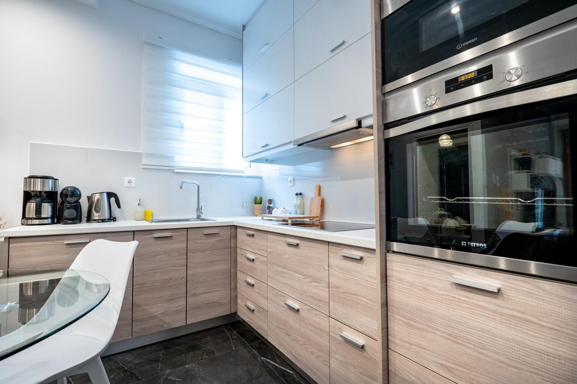 Neo Irakleio Train St. 1 Bedrm 4 Pers. Apartment Athens Luaran gambar