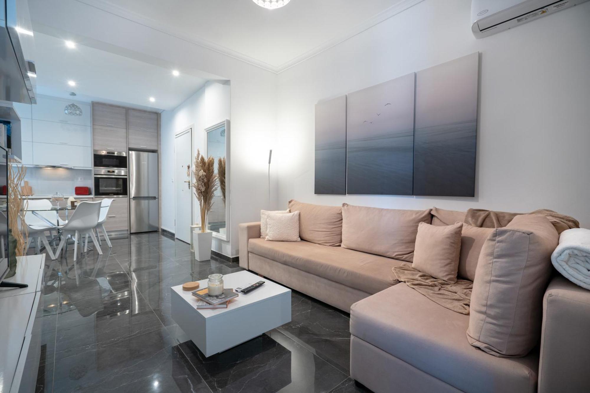 Neo Irakleio Train St. 1 Bedrm 4 Pers. Apartment Athens Luaran gambar