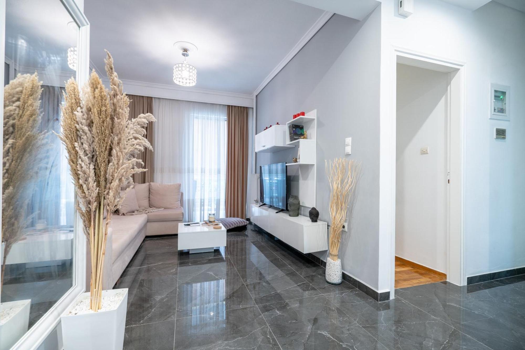 Neo Irakleio Train St. 1 Bedrm 4 Pers. Apartment Athens Luaran gambar