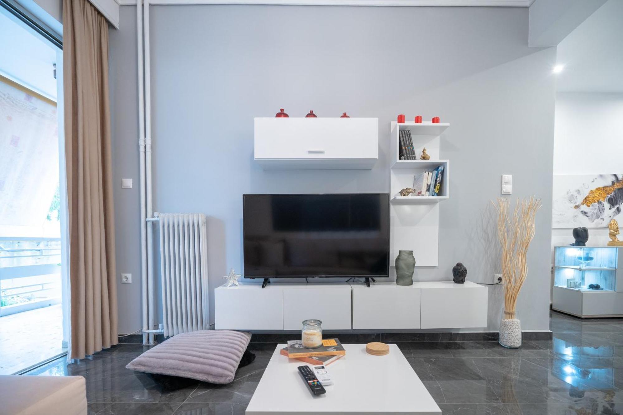 Neo Irakleio Train St. 1 Bedrm 4 Pers. Apartment Athens Luaran gambar